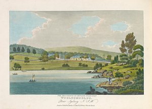 De woning van Edward Riley Esquire, Wooloomooloo, nabij Sydney N.S.W. door Joseph Lycett